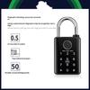 Waterproof Electronic Padlock Keyless Unlock Anti-Theft Security Lock for Warehouse Garage Gym Locker