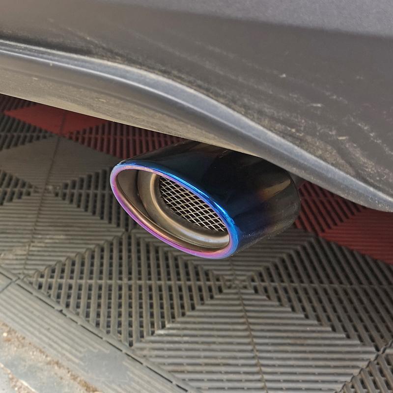 For Toyota C-HR AX10 AX50 2017-2020 Stainless Steel Exhaust Tip Muffler Tail Pipe Decor Cover