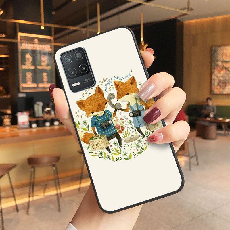 Чехол Funda Fox Soft Shell для телефона для oppo Realme 8Pro 6PRO 6i 7pro 9i 9pro C11 C21Y C21 C25Y C25S C3 Q3S XT, чехлы