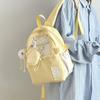 Летний новый высококачественный маленький свежий цвет контрастный буквенный школьный рюкзак женский для учеников начальной и средней школы легкая наплечная сумка