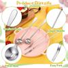 1/4pcs Stainless Steel Pickle Fork 8.7 Inch Long Handle Pickle Forks Set Olive Spoon  Kitchen