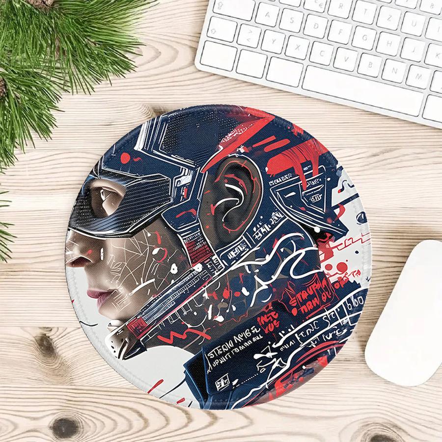 1pc Mouse Pad office Pad Desk accessories Game Console Pad Computer Laptop Pad Keyboard Mouse Pad Anti slip Captain America Cool