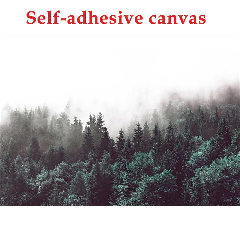 Фотообои 3D Туманный лесной пейзаж фрески Гостиная Телевизор Диван Спальня Абстрактное искусство Обои Papel De Parede 3 D
