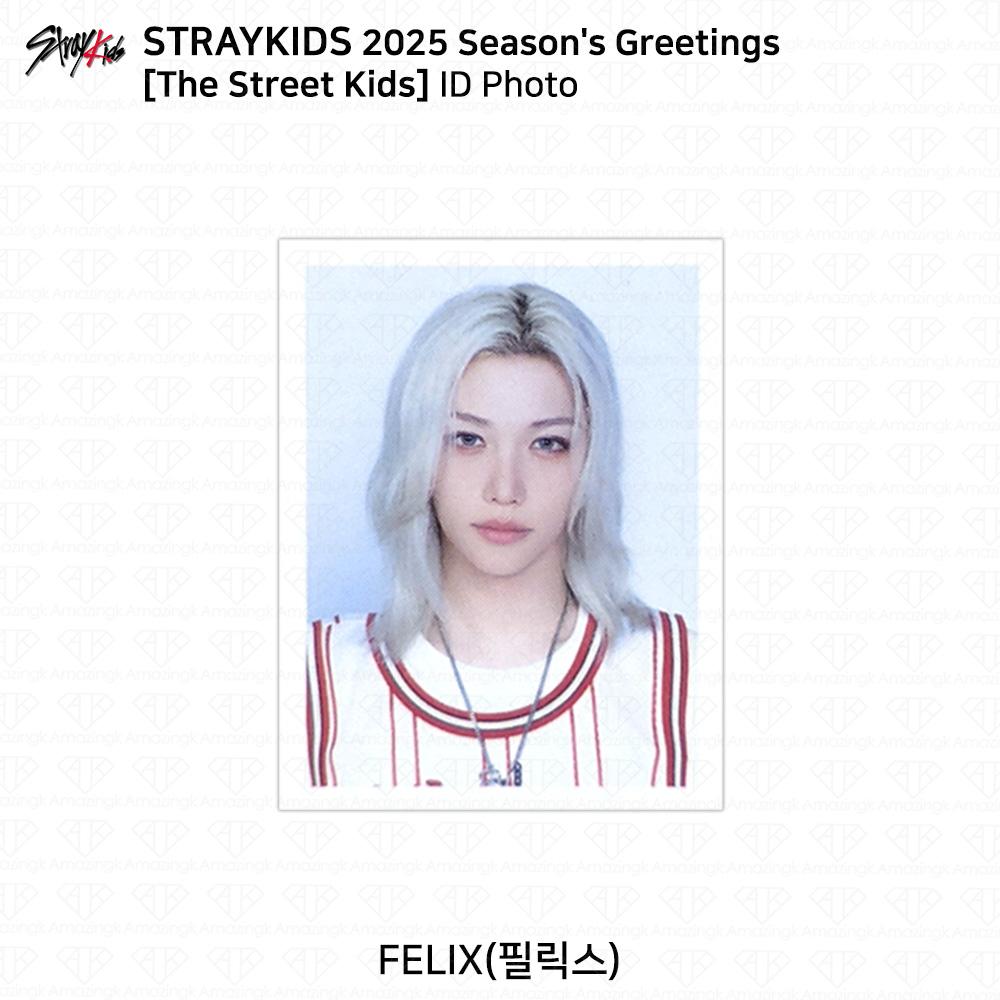 Stray Kids 2025 Поздравления с праздником Дети улиц Фотокарточка Удостоверение личности Фото Сообщение открытка