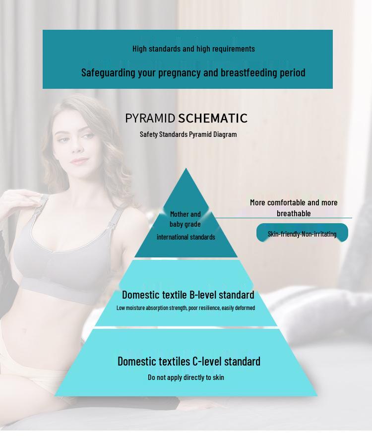 Бесшовный бюстгальтер пуш-ап для кормления и беременности с застежкой спереди - Большой размер, Поддержка против провисания, Послеродовая поддержка и поддержка при грудном вскармливании