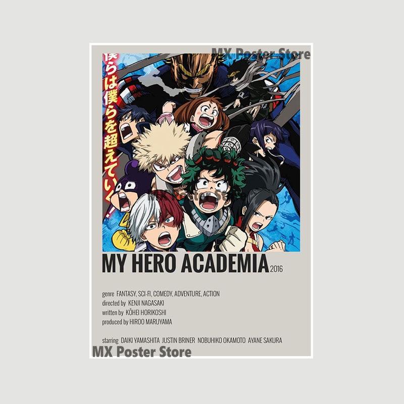 Убийца Демонов, белый бумажный плакат, классический японский аниме-сериал, художественная мультяшная живопись, наклейка для домашнего бара, художественная настенная декоративная фреска