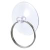 10Pcs with Iron Ring Clear Suction Cups Rubber Glass Suckers 25/35/45mm Suction