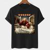 Хлопковая черная футболка унисекс с изображением альбома группы Kansas Leftoverture для мужчин