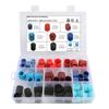 Air Conditioning System Seal Kit Cap Valve 50Pcs Car AC Valve Core Cap Kit Easy To Install Durable