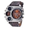 Men's Luxury Sport Watch with Large Dial, Compass, and Quartz Movement