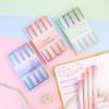4pcs/Box Highlighter Pen Kawaii Markers Multifunctional Color Graffiti Painting Liner Pen Students School Supplies Stationery