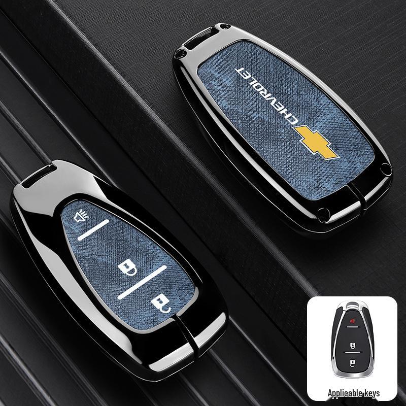 Чехол для ключа Chevrolet для Equinox, Malibu XL, Trax, Trailblazer, Orlando, Monza - Накладка на корпус автомобиля