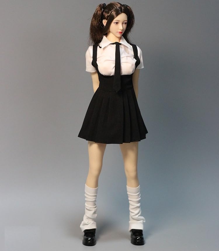 Accessories for for TBLeague and Other Bodies HAILI TOYS Office Lady OL Workplace JK Uniform Suspender Stocking Leather Loafer Shoes and Head Not