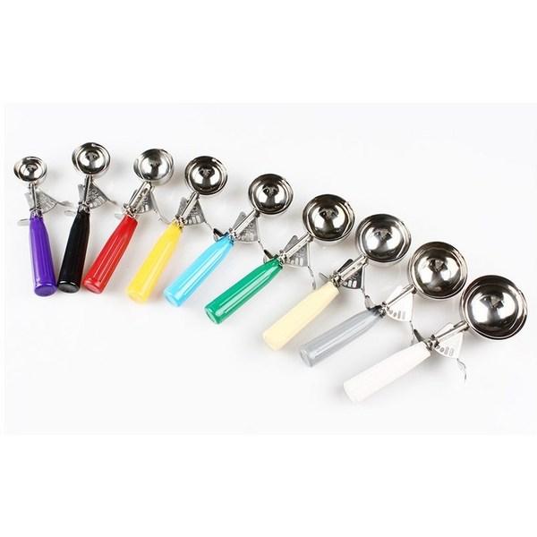 Zeus Ice Cream Scoops, 9 Types, No. 40 Purple, 1 Piece, Korean Popular Tableware