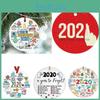 Уникальное акриловое рождественское украшение «2020 год, который запомнится» для персонализированного украшения елки