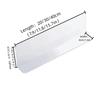 5Pcs 20/30/40cm Shelf Divider Panels Transparent Under Couch Blocker Desk Gap Barrier  Storage