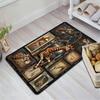 Giraffe Collage Pattern Rug Floor Mat for Living Room or Bedroom Soft and Comfortable Carpet a Gift for Birthday and Holiday.