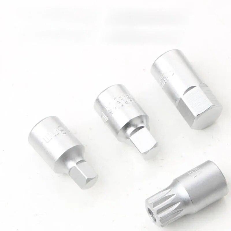 M16 H17 S8 S10 Пробка сливного отверстия масляного картера Торцевой ключ 3/8 дюйма Привод Авторемонт Коробка передач Винт Гаечный ключ Инструмент для ремонта автомобиля