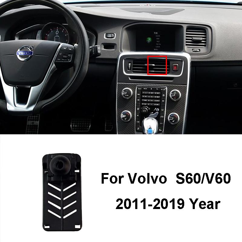 Для Volvo Крепление-держатель для телефона Основание Аксессуар Специально для S60 V60 XC40 2020-2023 S90 V90 XC90 2015-2023 XC60 2009-2022