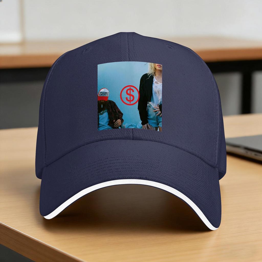 Worst Girl in America Slayyyter Sun Baseball Cap Summer Couple Women Design Hip Hop Hat Wholesale Casual Kpop Rock Snapback Cap