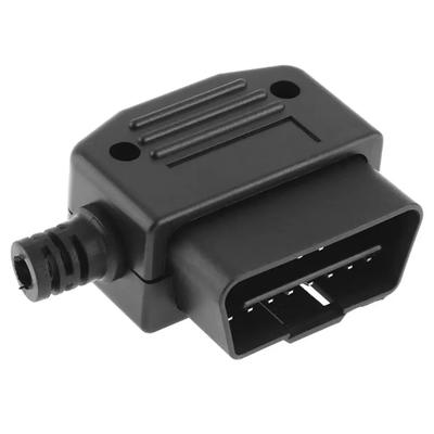 16-контактный адаптер сканера OBD2 Простая настройка Быстрая передача сигнала Универсальный автомобильный диагностический разъем