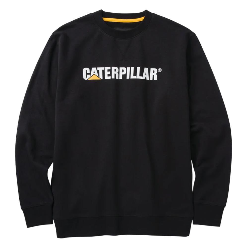 Caterpillar Mens Logo Midweight Crew Neck Jumper