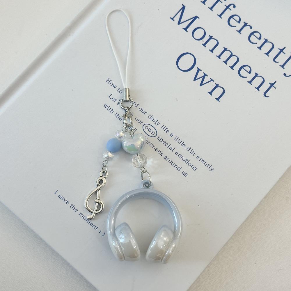 Anti-loss Earphone Leash Keychain Music Style Mobile Phone Lanyard Bag Hanging