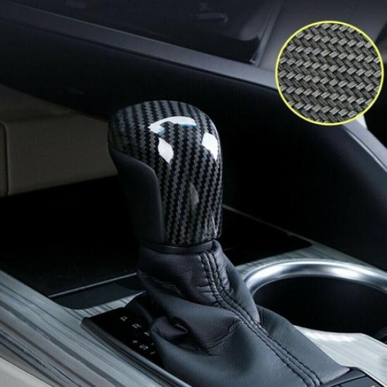 For 2018- Toyota Camry Carbon Fiber Car Interior Gear Shift Knob Cover Trim