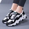 Брендовые сетчатые дышащие кроссовки для папы, женские, новинка 2024 года, повседневные, удобные, с мягкой подошвой, на танкетке, спортивные кроссовки для бега