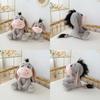 Cute Grey Plush Donkey Toy For Kids Soft And Cuddly Stuffed Animal Doll, Perfect Gift For Children