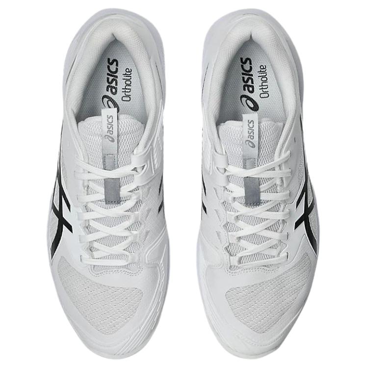 Asics Кроссовки Solution Speed ​​FF 4 Comfortable Fit Non-Slip Low-Top Tennis Shoes Men White Black 1041A532-100