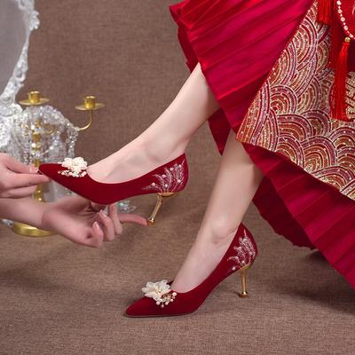 Модные каблуки Туфли на тонком каблуке Сексуальные туфли-лодочки 2025 Новые Универсальные Сандалии-слипоны Женские Остроносые На танкетке На шнуровке Шпилька Кроссдрессеры