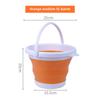 Портативное складное ведро для путешествий на открытом воздухе - пластиковое большое ведро для мытья автомобиля и рыбалки