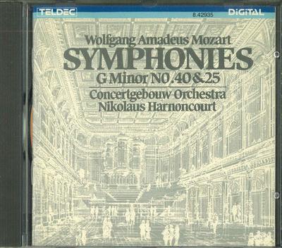 CD НИКОЛАУС ХАРНОНКУР Симфонии Вольфганга Амадея Моцарта 842935ZK TELDEC 1994 Германия Классика Б/у