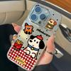 Cute Pacha Dog Burger Phone Case For Iphone 17 17E 16E 11 Plus 12 Pro Max 15 13 16 14 Ultra Comfort Grip Shockproof Shell Coque