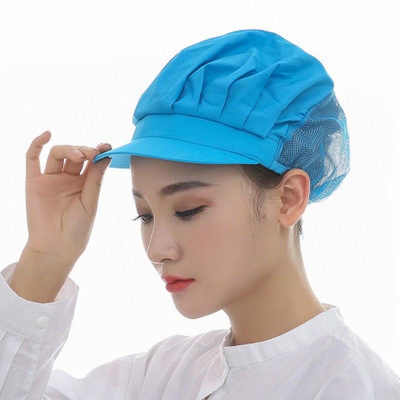 1PCS Elastic Mesh Caps Cafe Bar Kitchen Restaurant Hotel Bakery Chef Uniform Waiter Work Wear Hats M