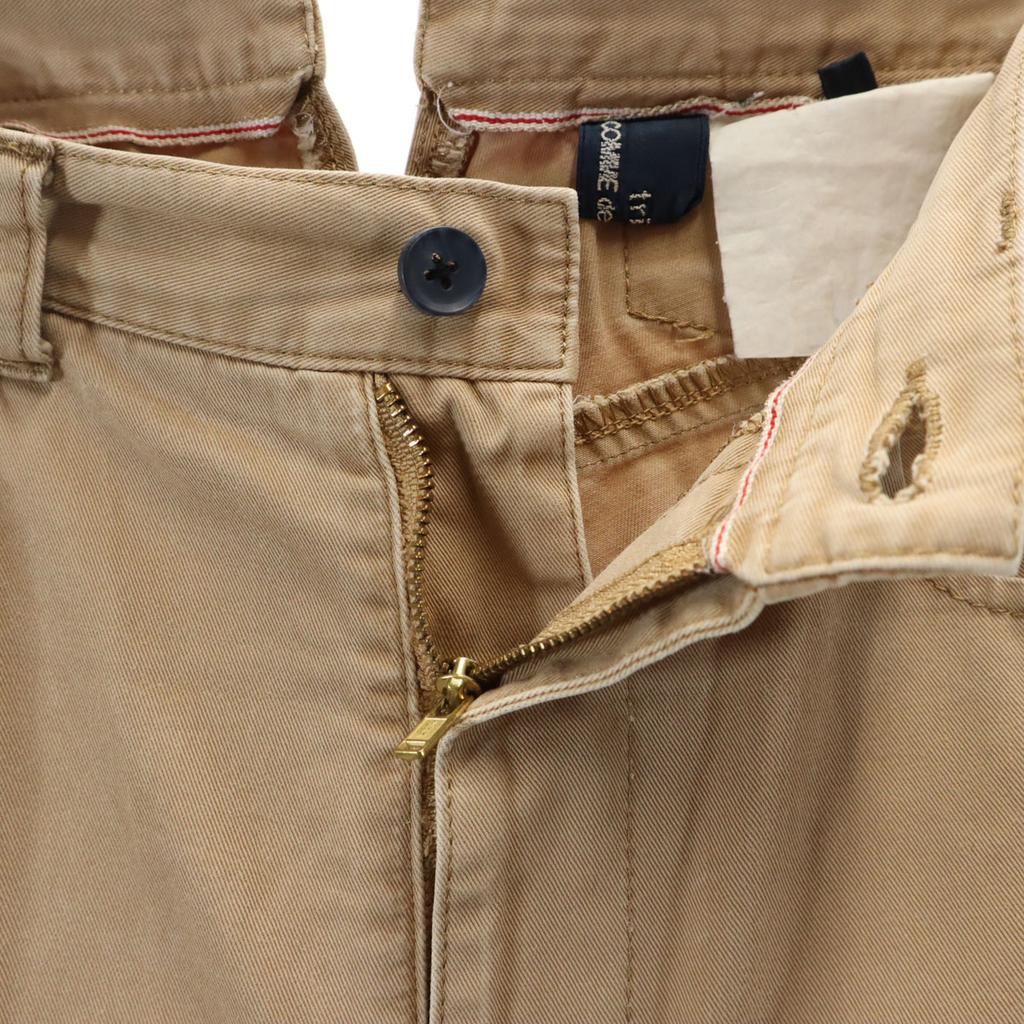 Трикотаж COMME des GARCONS сделано в Японии Укороченные брюки S бежевый Мужские Б/У