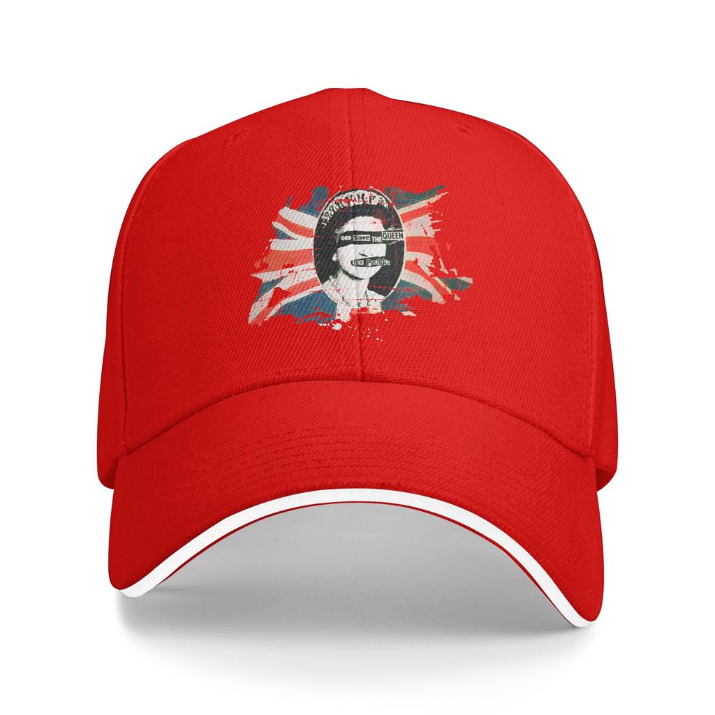 Sex Pistols Official Flag God Save The Queen Baseball Cap UnisexTeens Design Trucker Hat Classic Outdoor Gym Baseball Caps