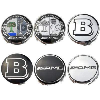 Колпачок ступицы колеса Mercedes Benz 4 шт 75 мм Колпак для Mercedes AMG Яблоня B w204 w211 w205 W212 w203 w213 w124 автомобильные аксессуары