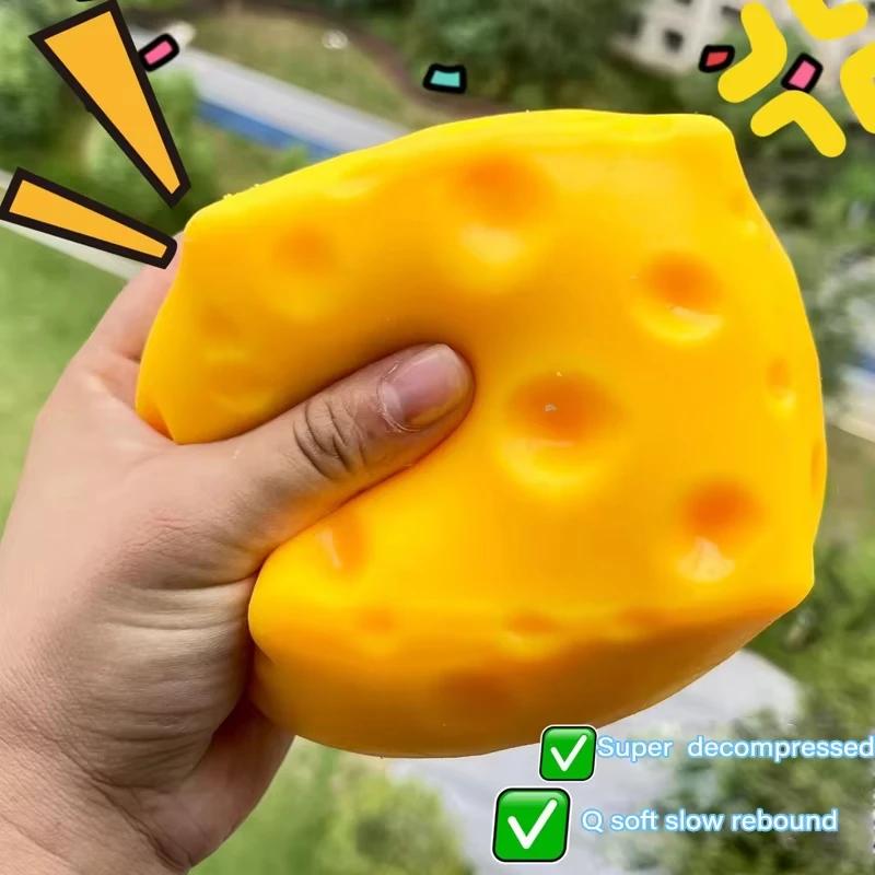 Супермягкая сырная сквиши-игрушка для снятия стресса, медленно поднимающаяся, успокаивающая фиджет-игрушка для взрослых и детей, милая кавайная