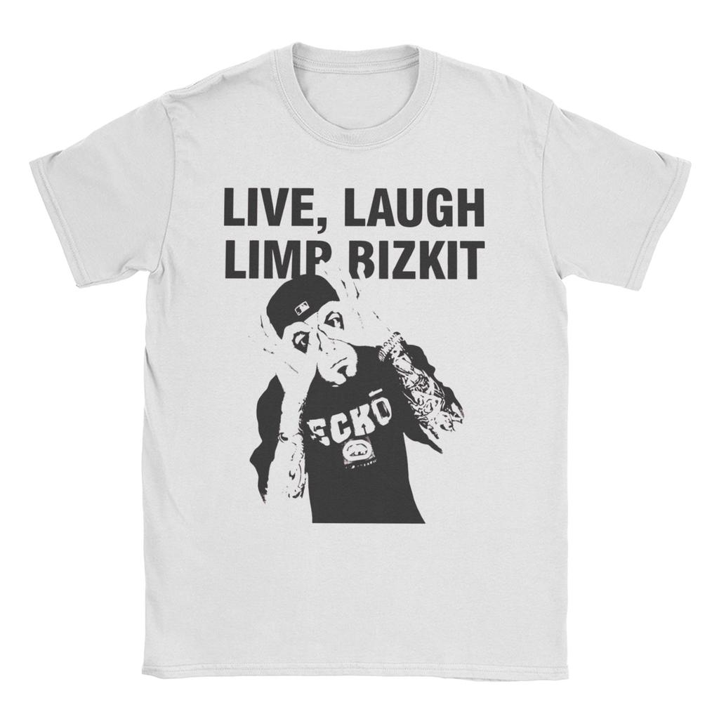 Limp Bizkit T Shirt Men Pure Cotton Unique TShirt Crew Neck Tees Short Sleeve Tops Adult