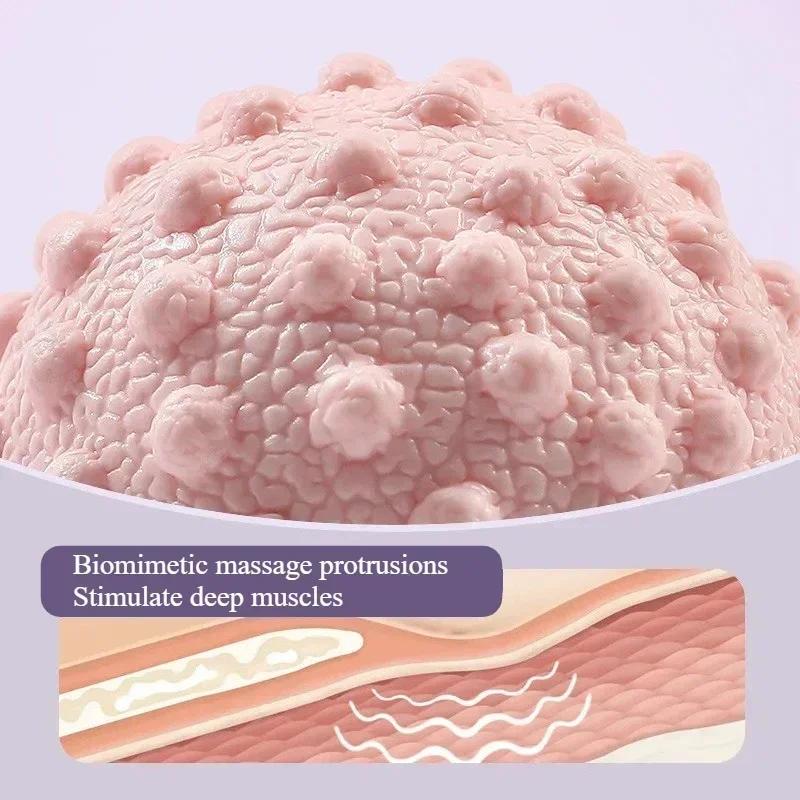 Fascia Ball Raised Point Massage Ball TPR Posture Master Yoga Ball Waist and Back Foot Massage Ball Amagi