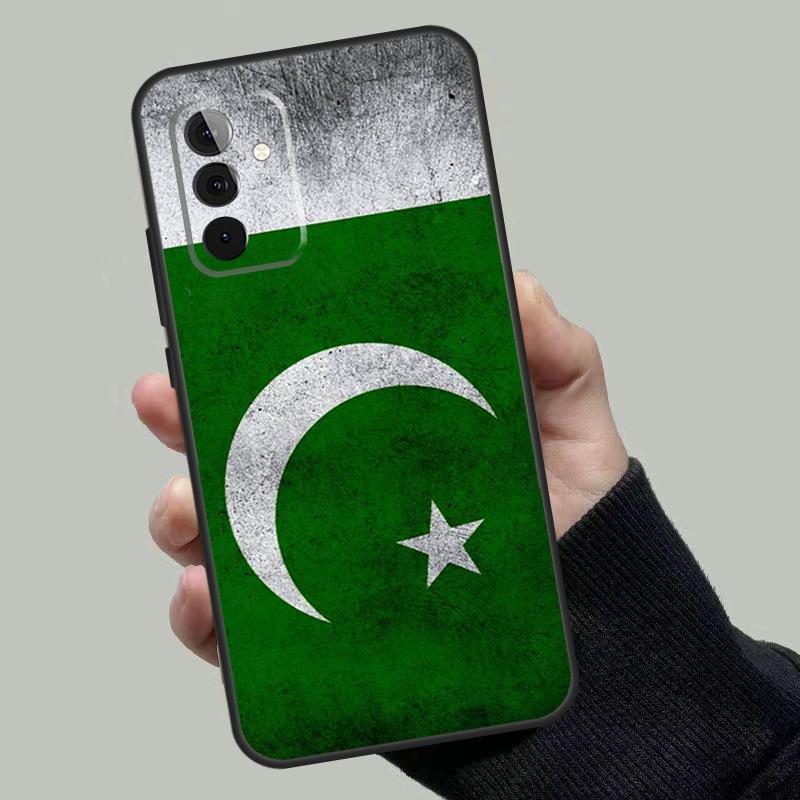 Чехол Флаг Пакистана для Samsung Galaxy A54 A34 A14 A36 A56 A06 A13 A53 A32 A12 A22 A52 A35 A17 A16 A55 A15