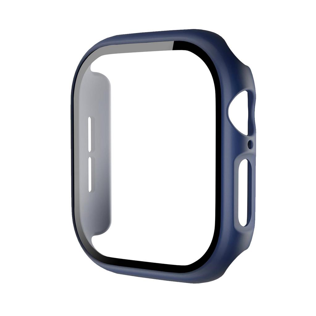 Закаленное Стекло+Чехол Для Apple Watch 42мм 46мм 45мм 44мм 41мм 40мм Жесткий ПК Защитный Чехол на Экран iWatch Серии 11 10 9 8 7 6 SE3