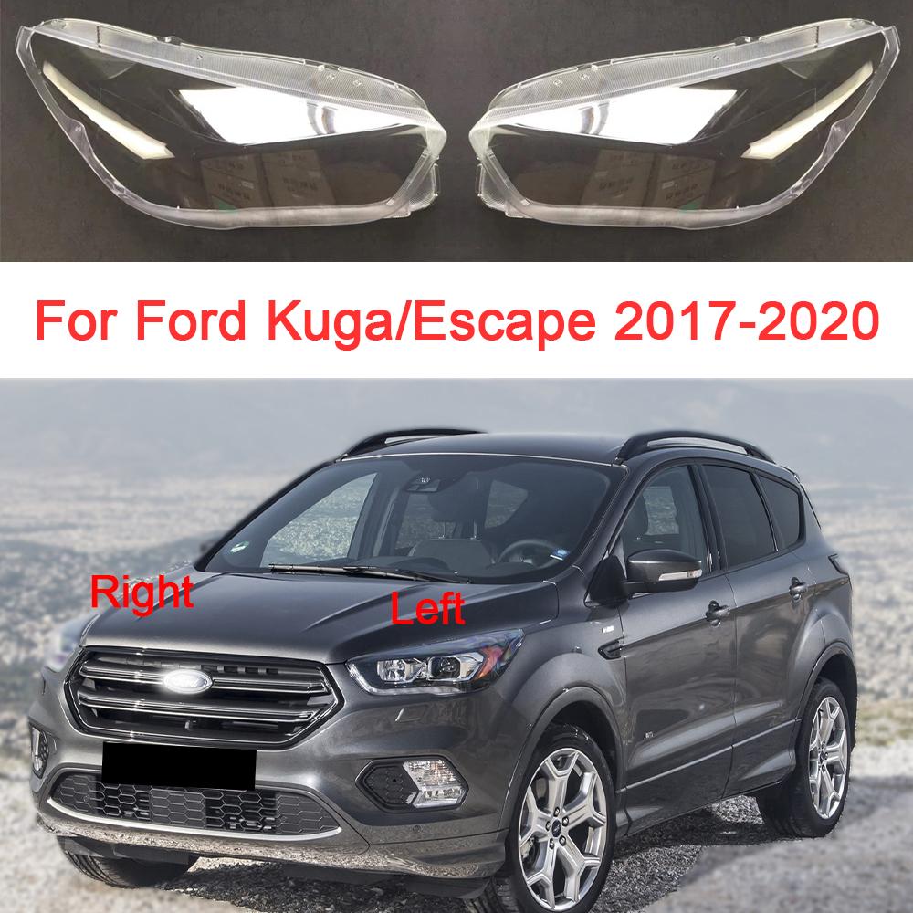 Стекло фары автомобиля для Ford Kuga/Escape 2017 2018 2019 2020 Прозрачный абажур Замена крышки фары Автомобильные аксессуары