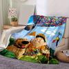 1pc, Up Home Decor Balloons Adventure Blanket Perfect for Couch, Bed, Travel, Camping, Car