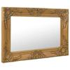 VidaXL Wall Mirror Baroque Style 60x40 Cm Gold 320329