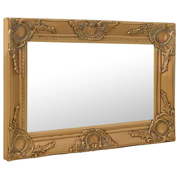 VidaXL Wall Mirror Baroque Style 60x40 Cm Gold 320329