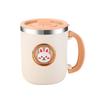 316 Stainless Steel Double Wall Insulated Mug With Lid Straw Leak-Proof Cartoon Design Home Office School Use
