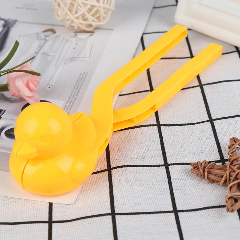 Мультяшная милая утка в форме снежка клипса для детей на открытом воздухе игрушка